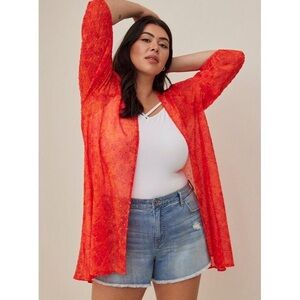 Torrid Sheer Beach Kimono